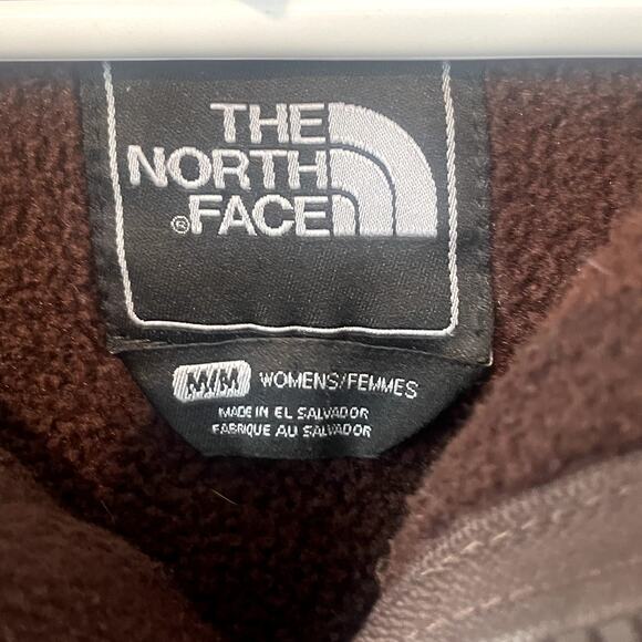 The North Face Women's Polartec Full Zip Brown Jacket Sz M - Picture 2 of 10